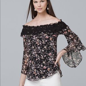 White House Black Market off the shoulder blous